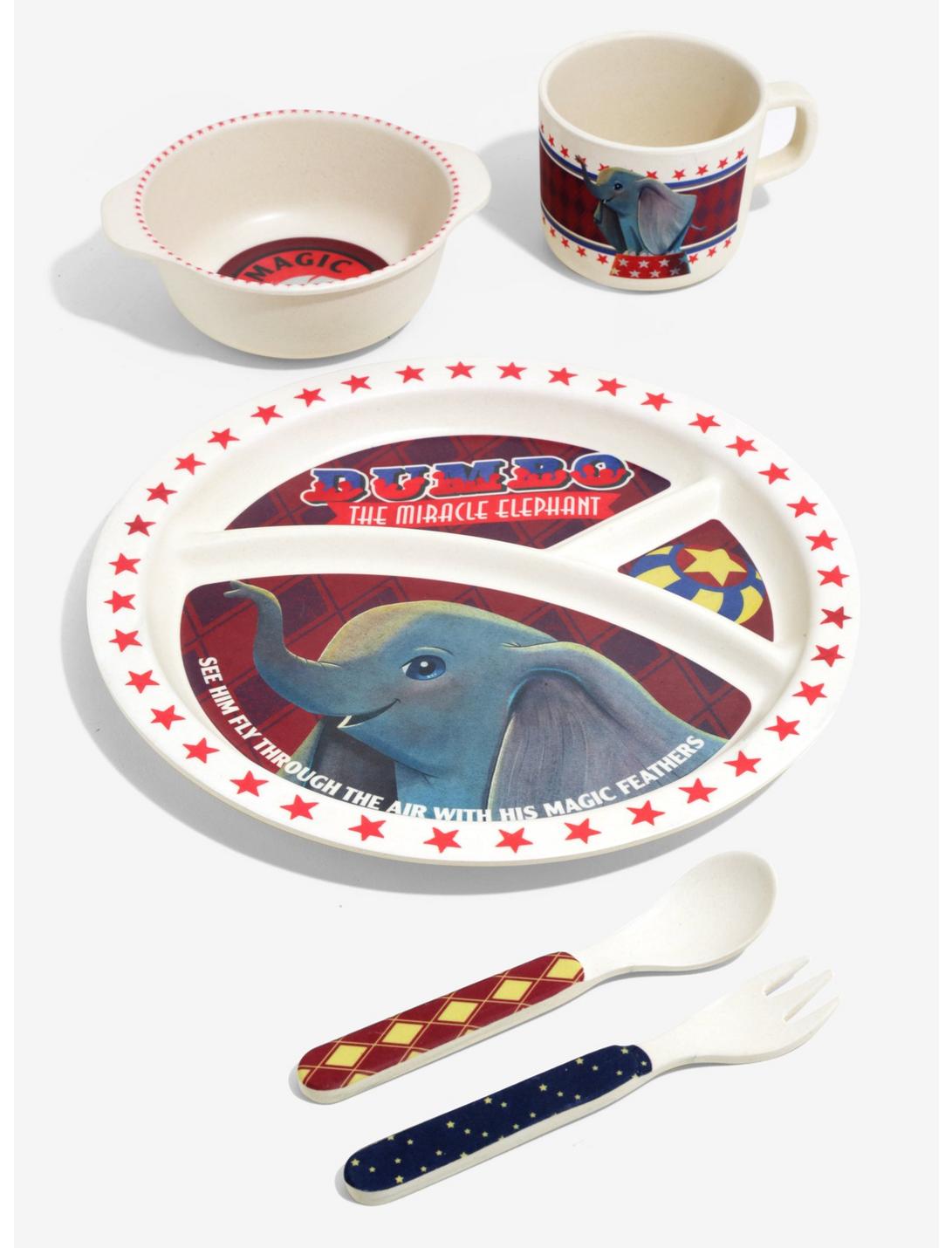Disney Dumbo 5 Piece Bamboo Meal Set - BoxLunch Exclusive, , hi-res