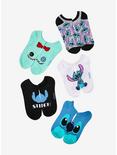 Disney Lilo & Stitch Faces No-Show Socks 5 Pairs, , hi-res