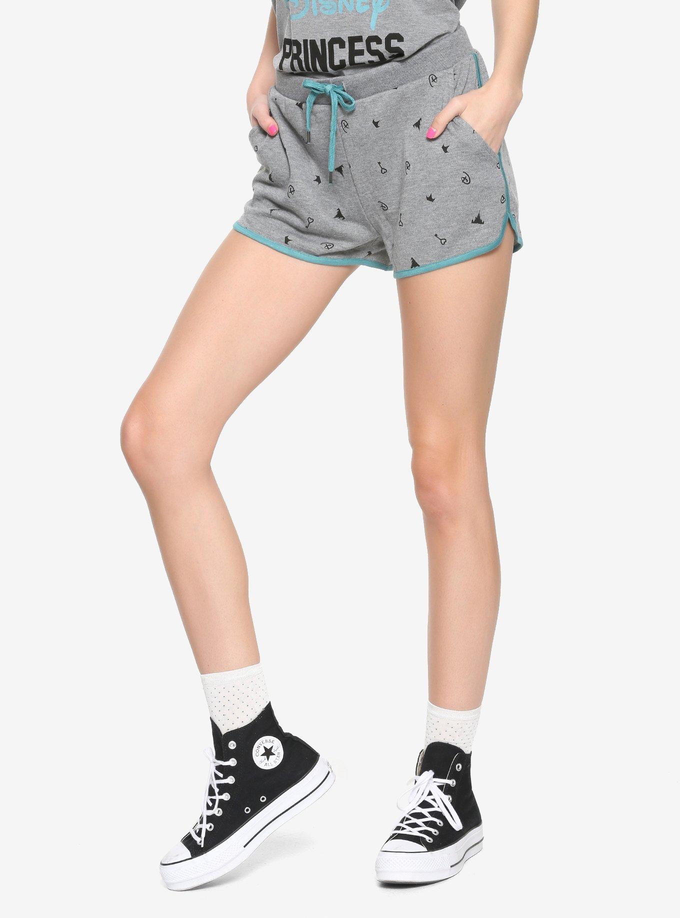 Her Universe Destination Disney Icons Girls Soft Shorts, GREY, hi-res