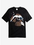 Fancy Sloth T-Shirt, BLACK, hi-res