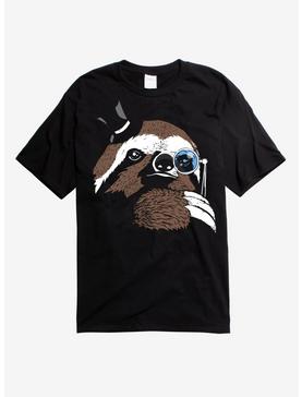 Fancy Sloth T-Shirt, BLACK, hi-res