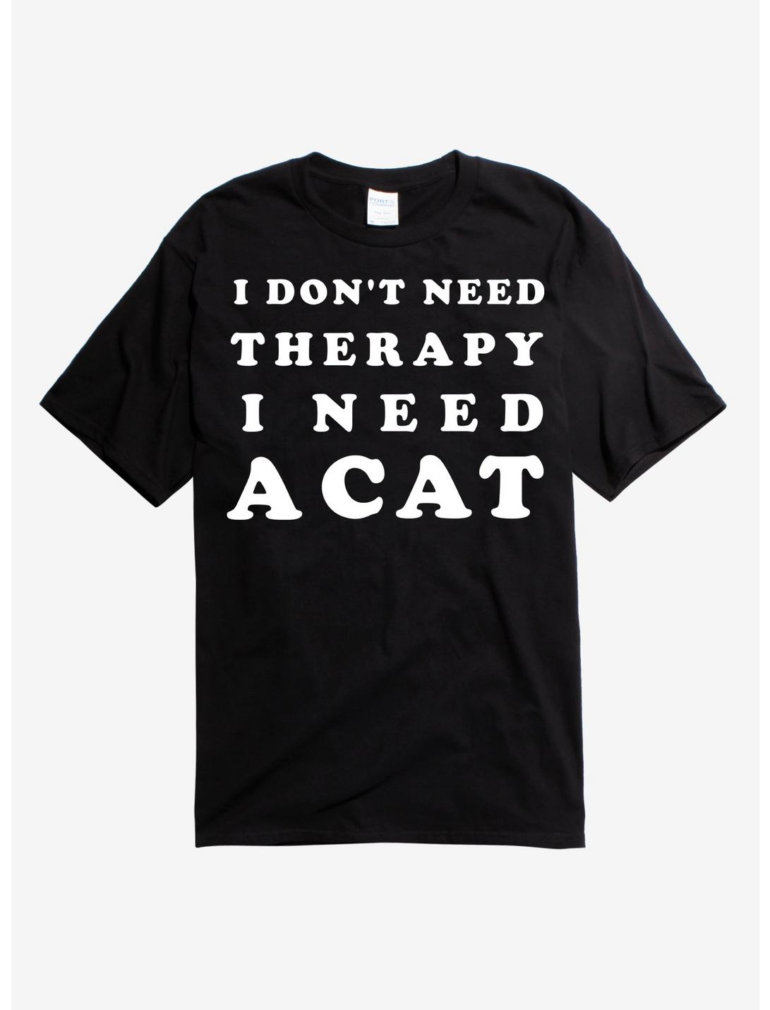 I Need A Cat T-Shirt, BLACK, hi-res
