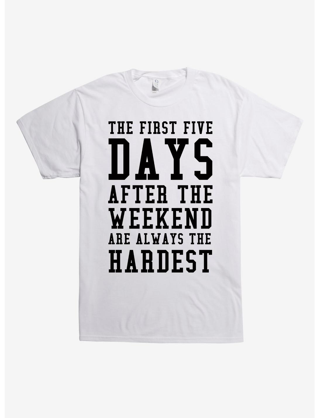 First Five Days T-Shirt, WHITE, hi-res
