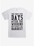 First Five Days T-Shirt, WHITE, hi-res