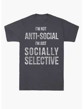 I'm Just Socially Selective T-Shirt, , hi-res