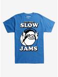 Slow Jams Sloth T-Shirt, ROYAL BLUE, hi-res