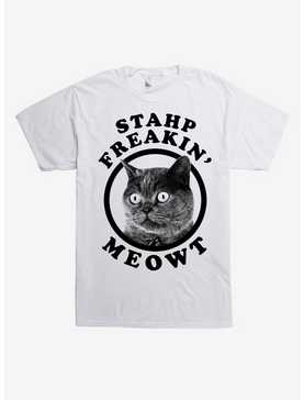 Stahp Freakin Meowt Cat T-Shirt, , hi-res