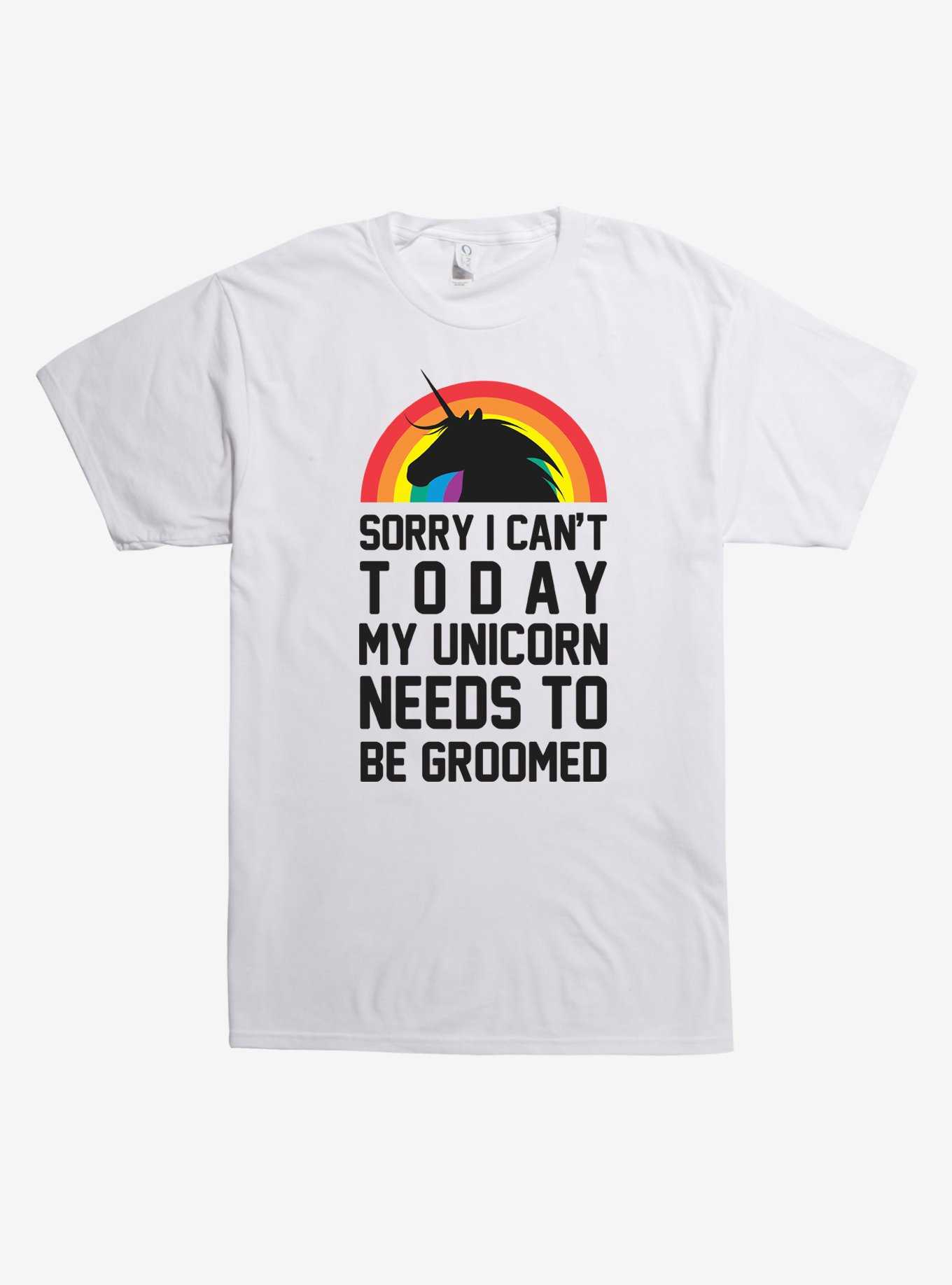 Unicorn Needs To Be Groomed T-Shirt, , hi-res