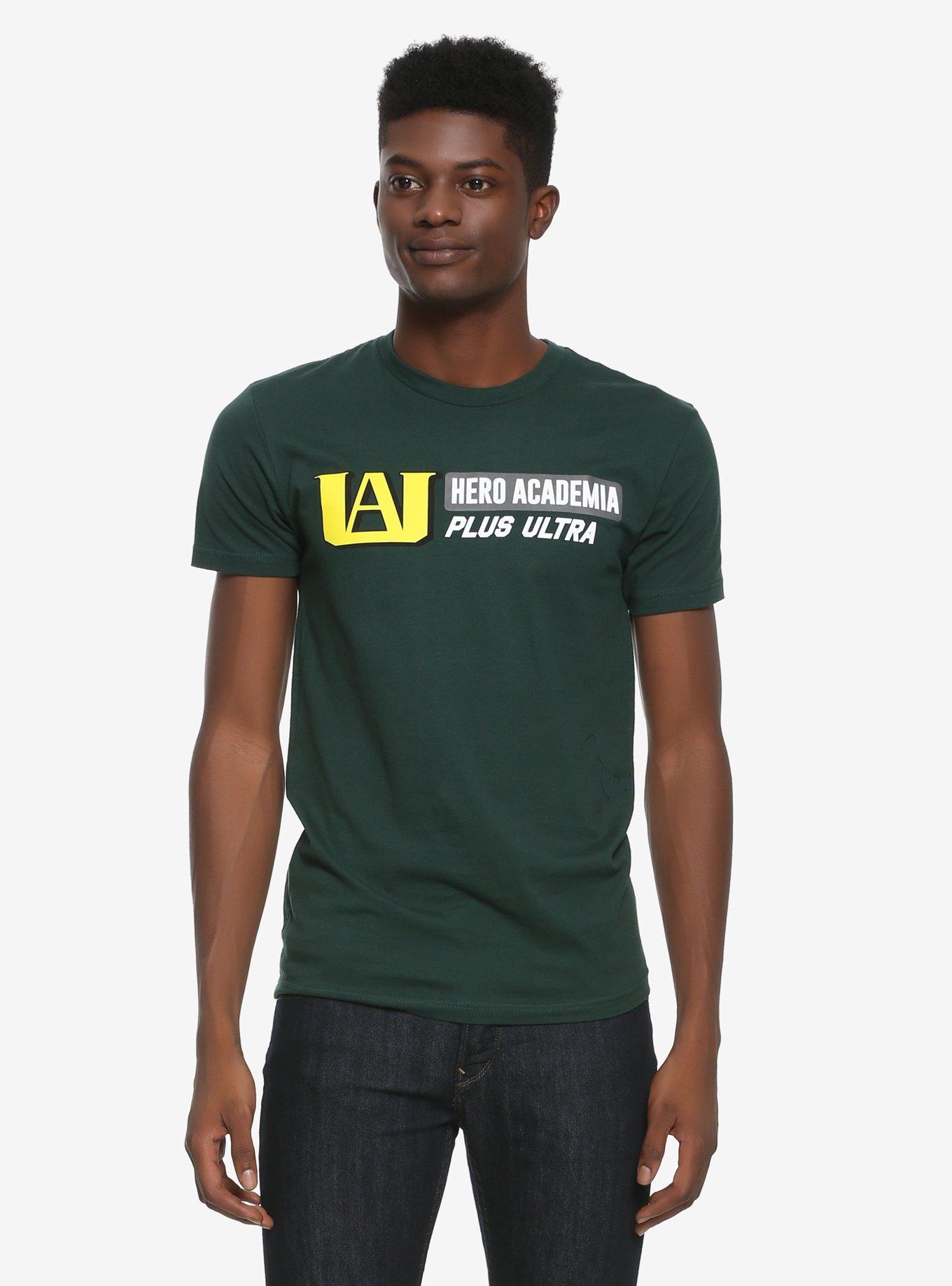 My Hero Academia Plus Ultra T-Shirt - BoxLunch Exclusive, GREEN, hi-res