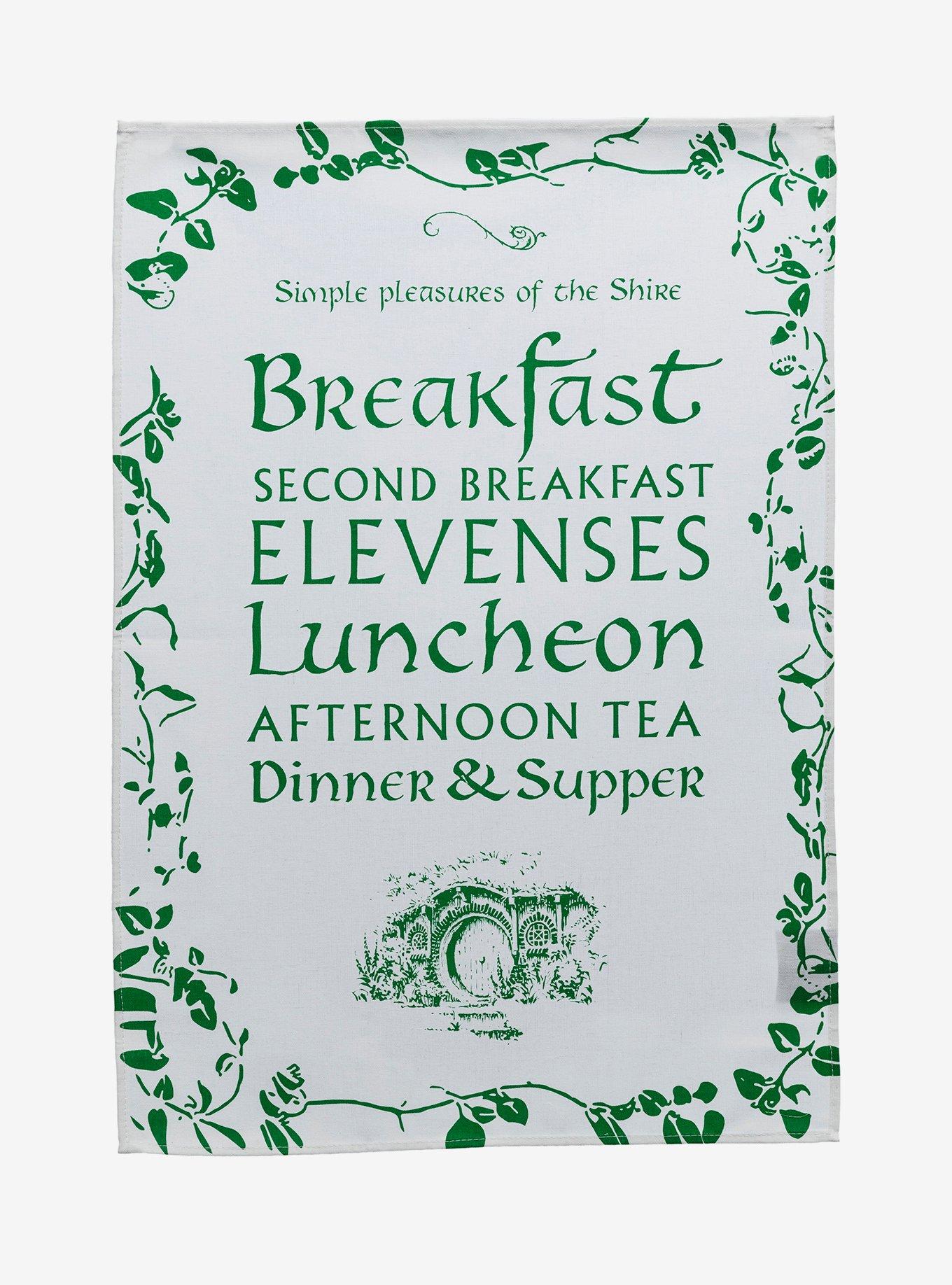 The Lord Of The Rings Second Breakfast Tea Towel, , hi-res
