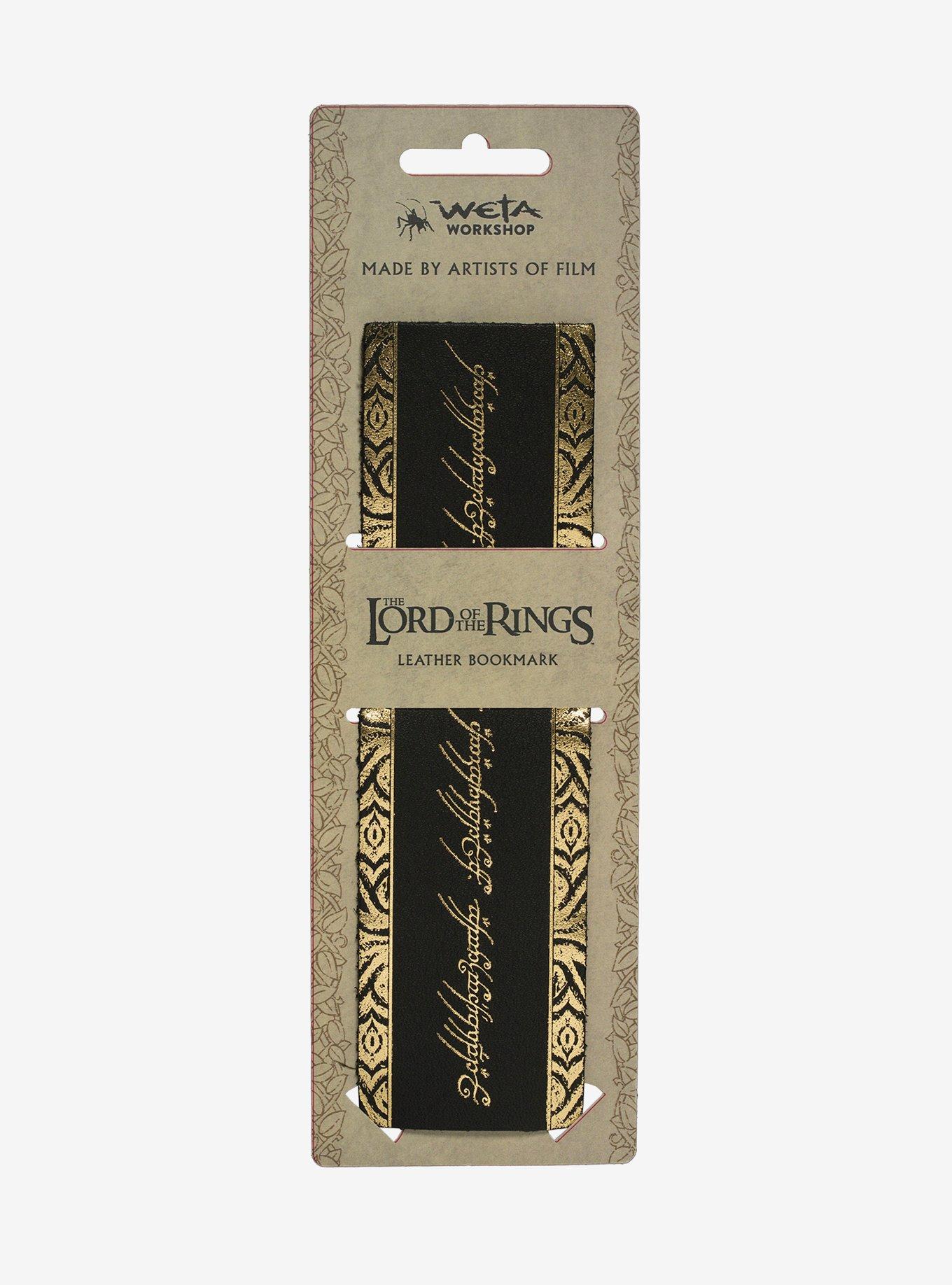 The Lord Of The Rings Leather Bookmark