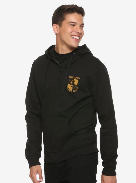 Harry Potter Hufflepuff Quidditch Crest Hoodie | Hot Topic