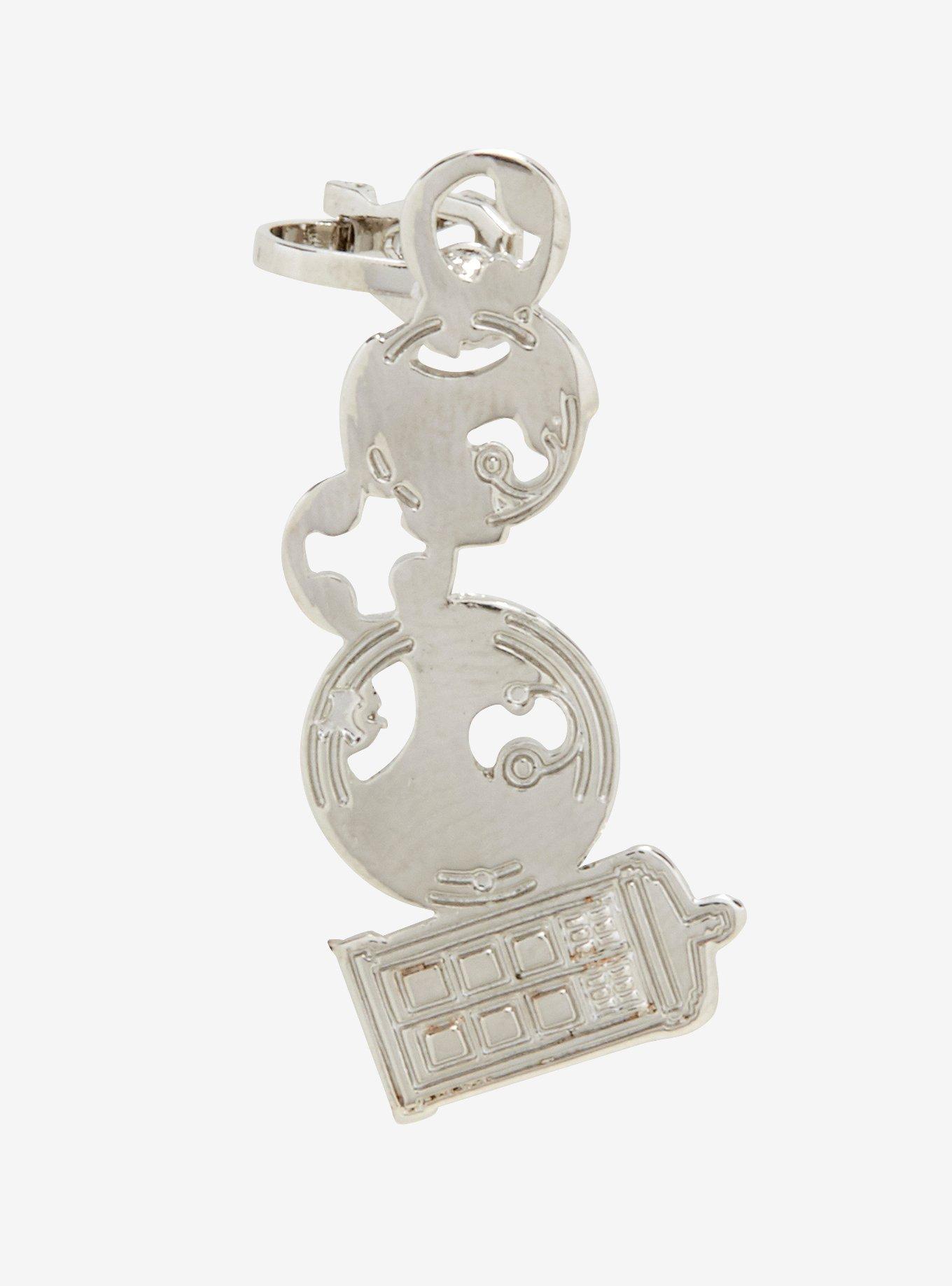 Doctor Who TARDIS Gallifreyan Climber Earring, , hi-res