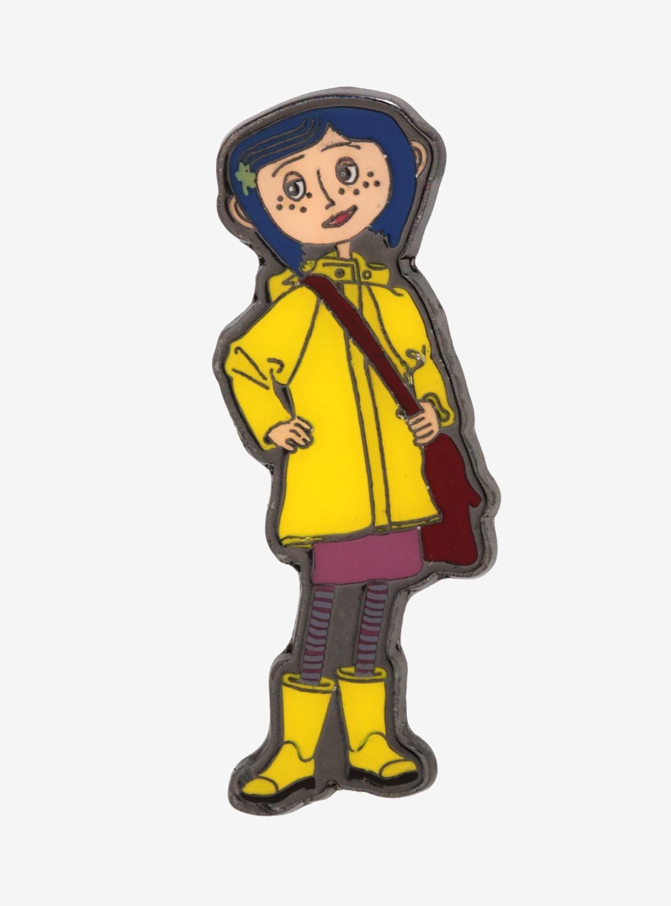 Coraline Enamel Pin - BoxLunch Exclusive, , hi-res