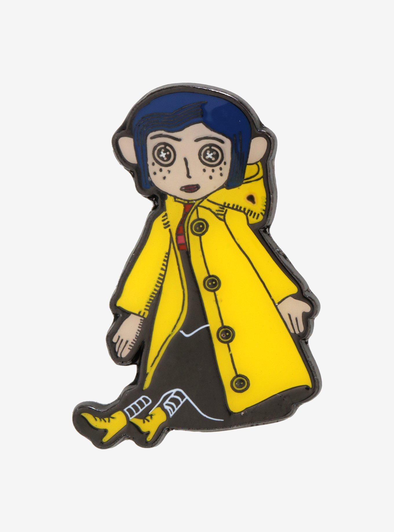 Coraline Doll Enamel Pin - BoxLunch Exclusive, , hi-res