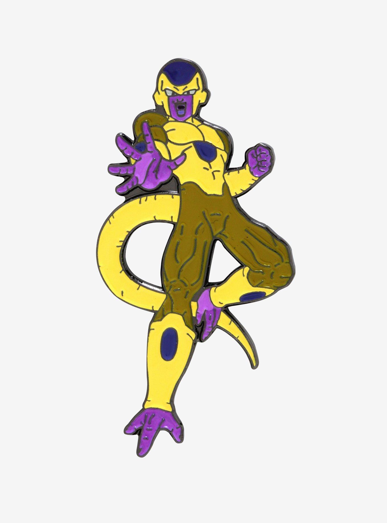 Dragon Ball Z Gold Frieza Enamel Pin - BoxLunch Exclusive, , hi-res