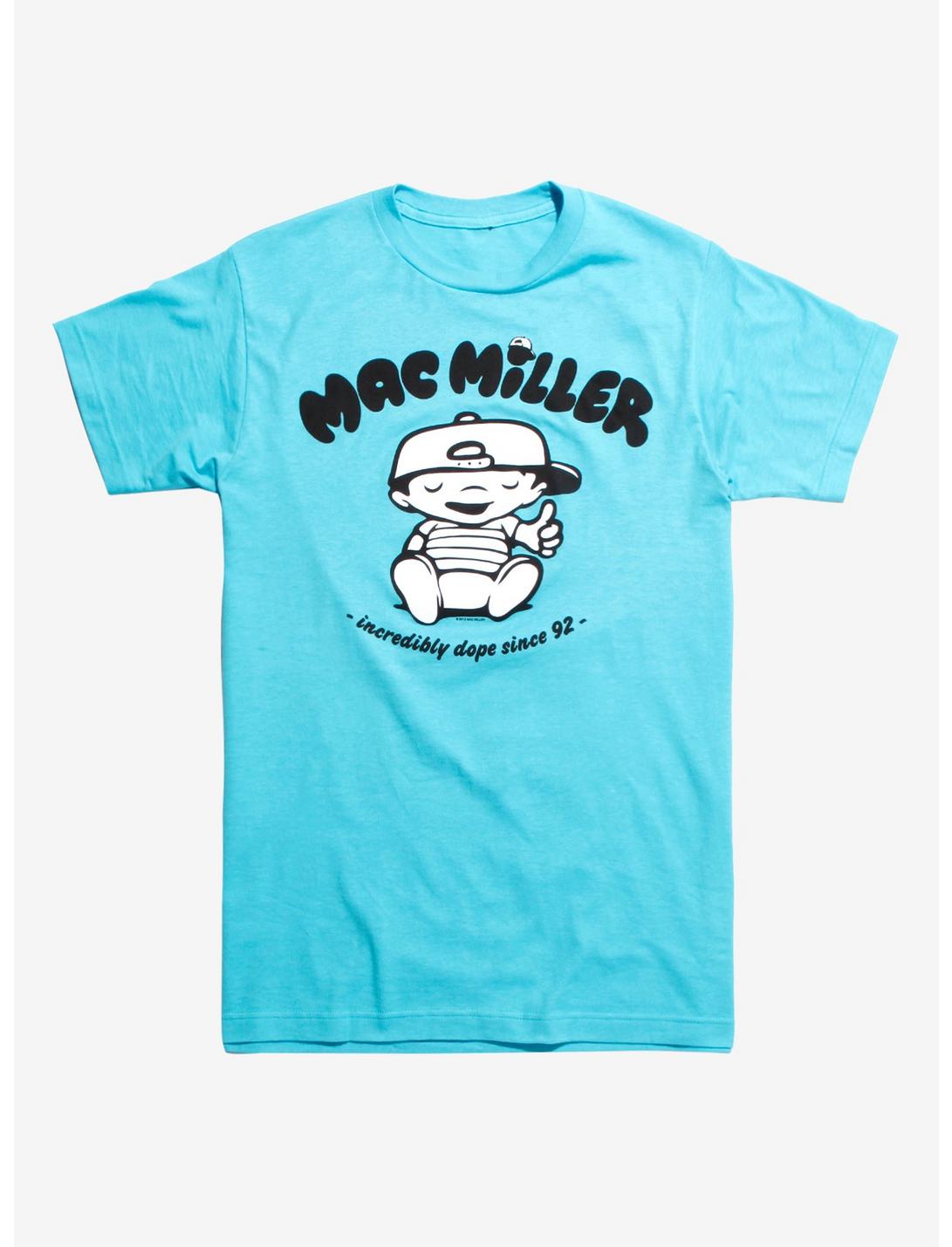 Mac Miller Thumbs Up Baby T-Shirt, BLUE, hi-res