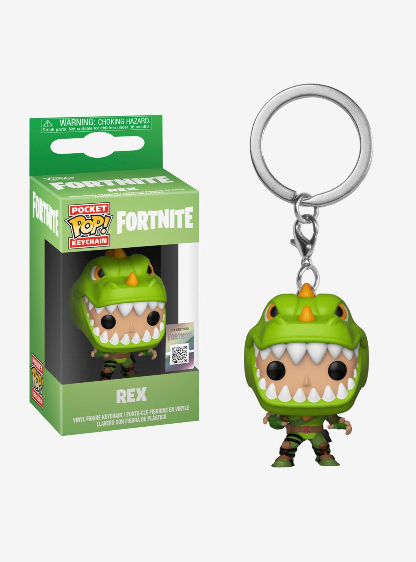 Funko Pocket Pop! Fortnite Rex Vinyl Key Chain, , hi-res
