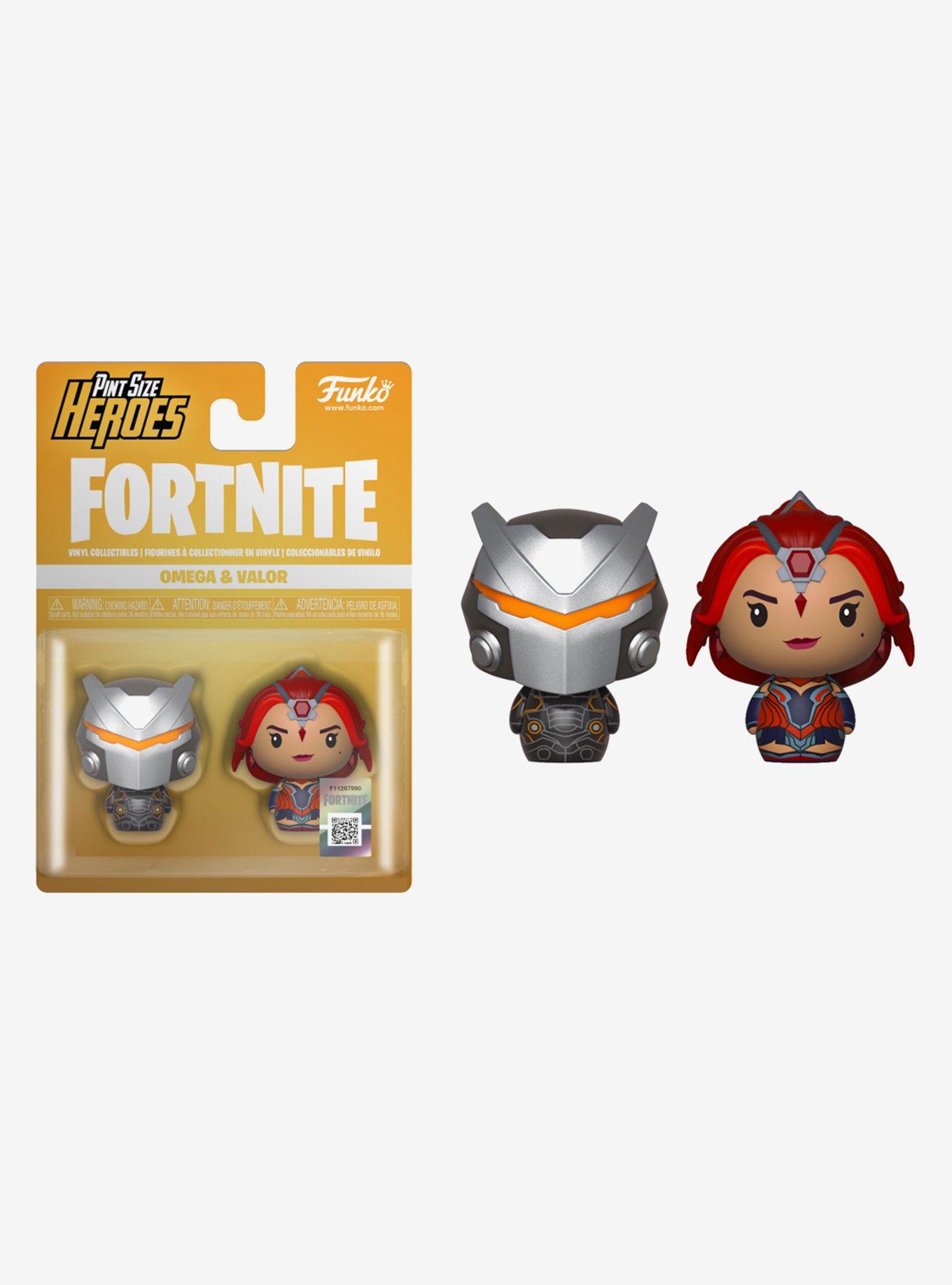 Funko Pint Sized Heroes Fortnite Omega & Valor Vinyl Figure Set