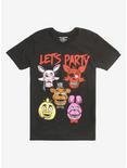 Five Nights At Freddy's Let's Party Group T-Shirt, WHITE, hi-res