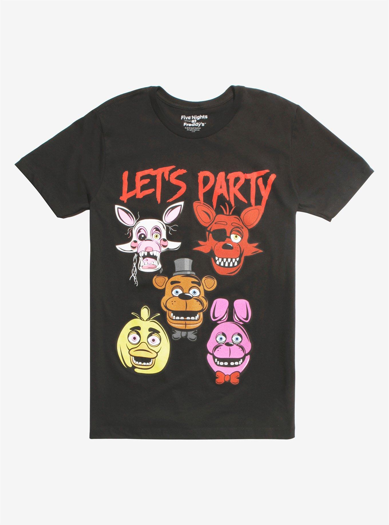 Fnaf Let's Party T-Shirt