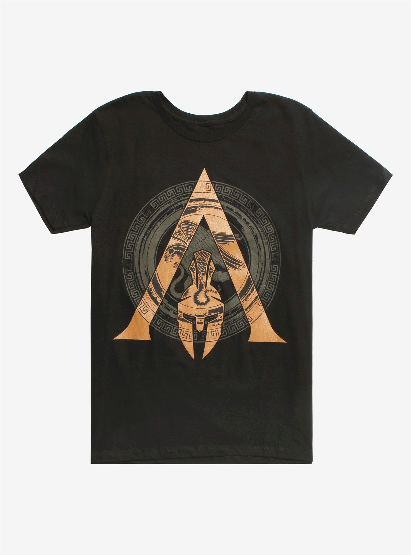 Assassin's Creed Odyssey Helmet T-Shirt, BLACK, hi-res