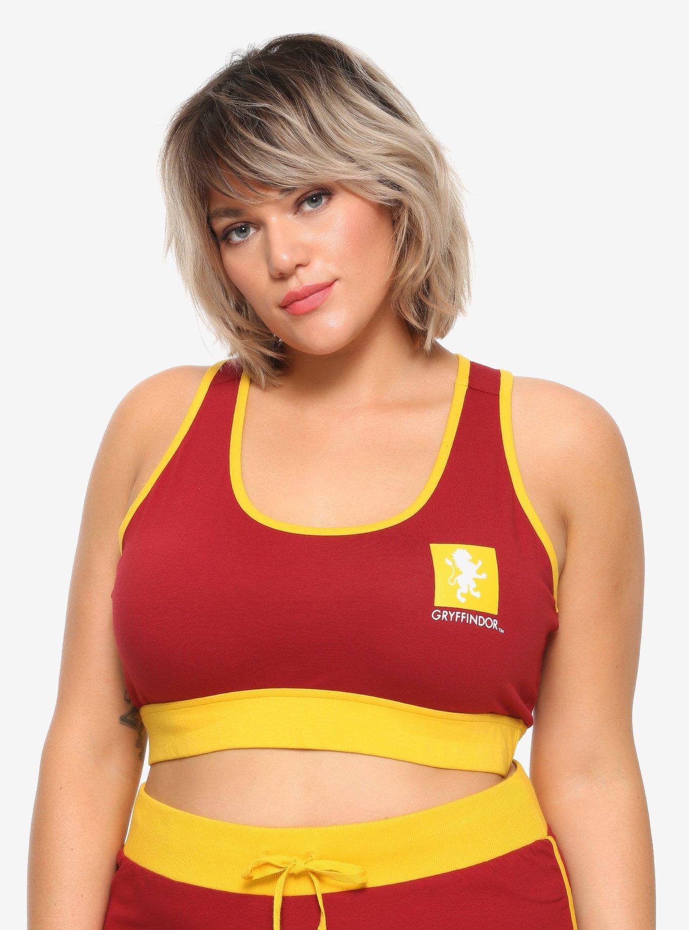 Harry Potter Gryffindor Sports Bra Plus Size, RED, hi-res