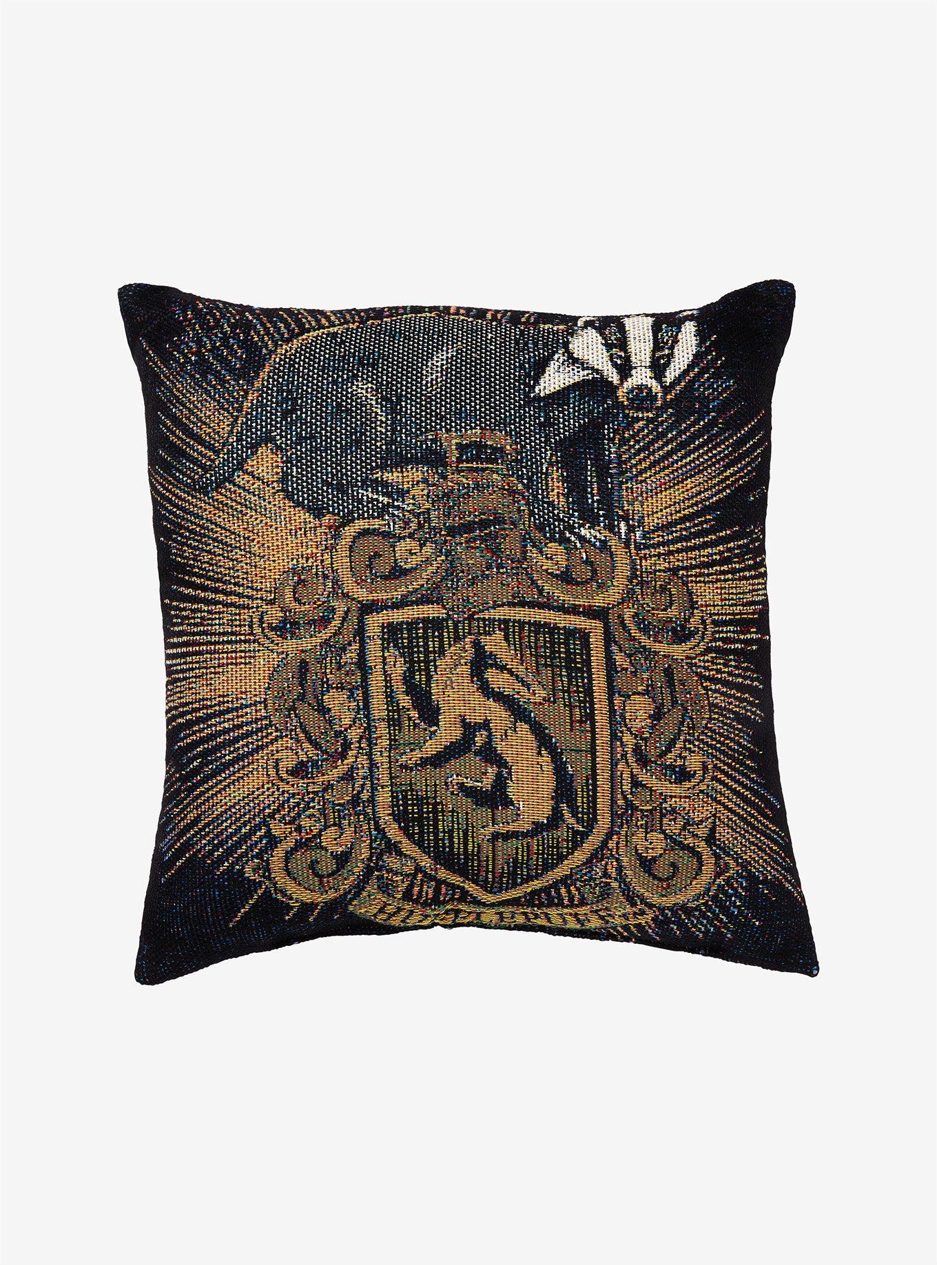 Harry Potter Hufflepuff House Crest Tapestry Pillow, , hi-res