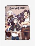Black Clover Characters Throw Blanket, , hi-res