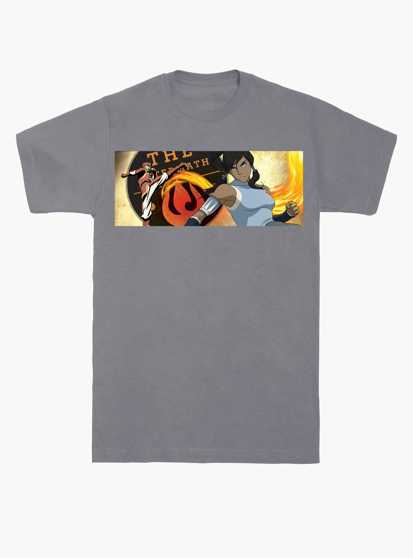 Legend of Korra Fight T-Shirt, STORM GREY, hi-res