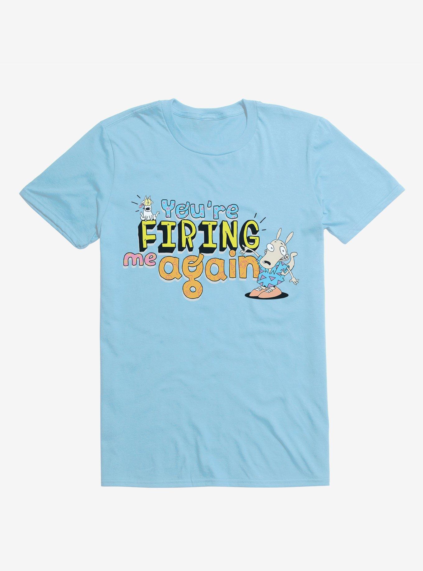 Rocko's Modern Life You're Firing Me Again T-Shirt, LIGHT BLUE, hi-res