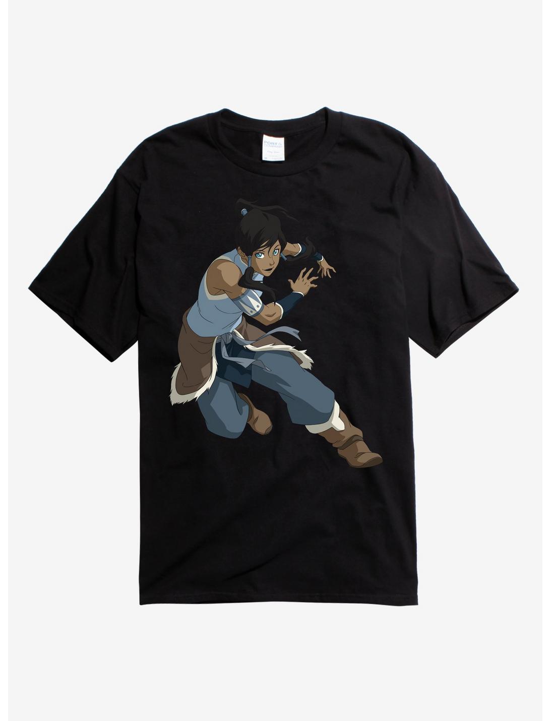 Legend of Korra Run Korra T-Shirt, BLACK, hi-res
