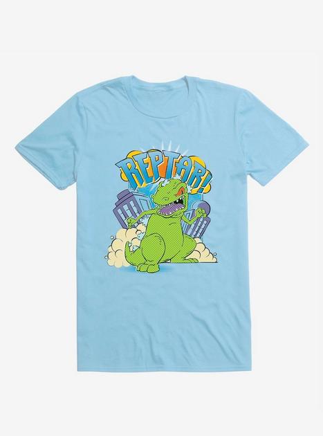 Rugrats Reptar City T-Shirt - BLUE | Hot Topic