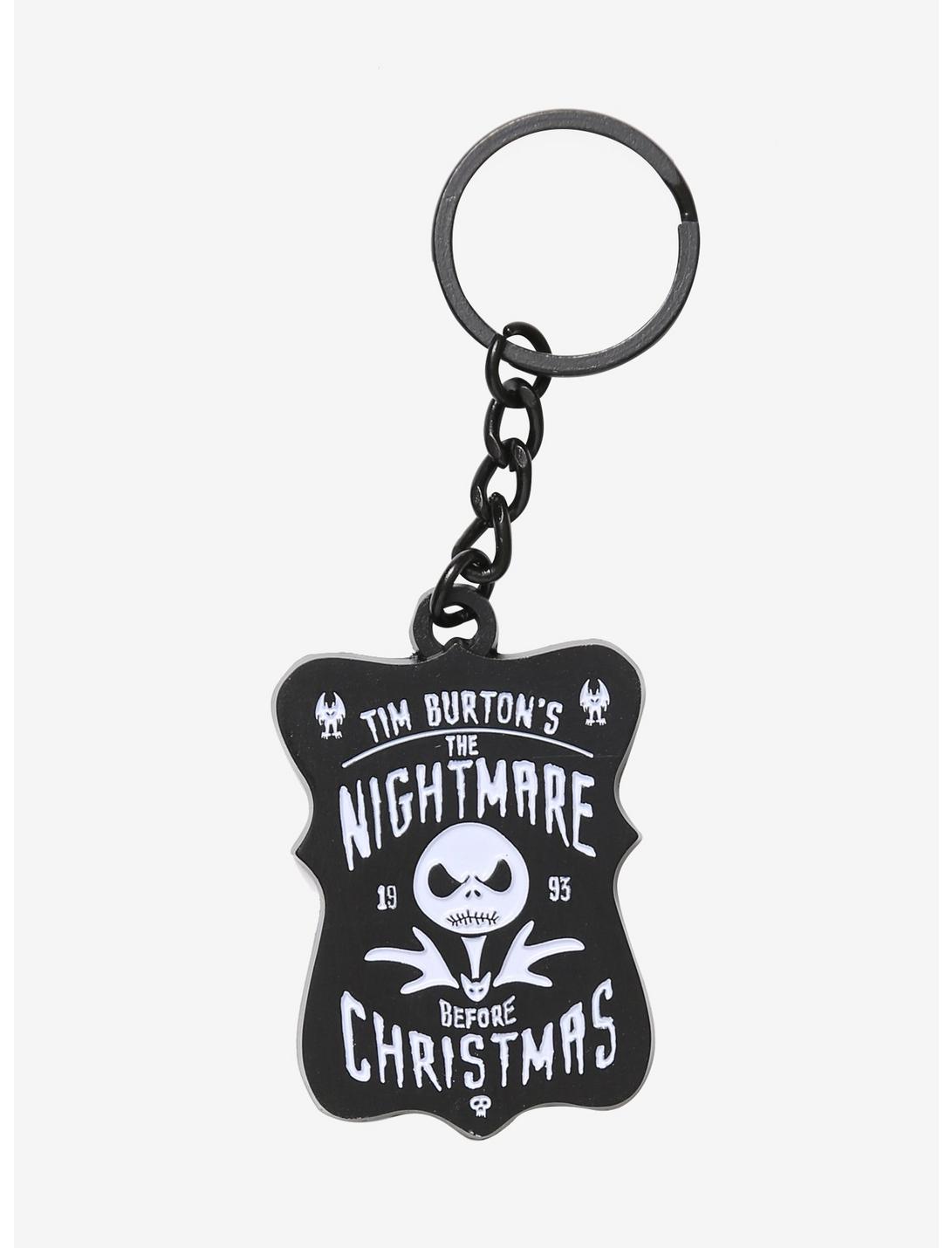 The Nightmare Before Christmas Jack Skellington Enamel Key Chain, , hi-res