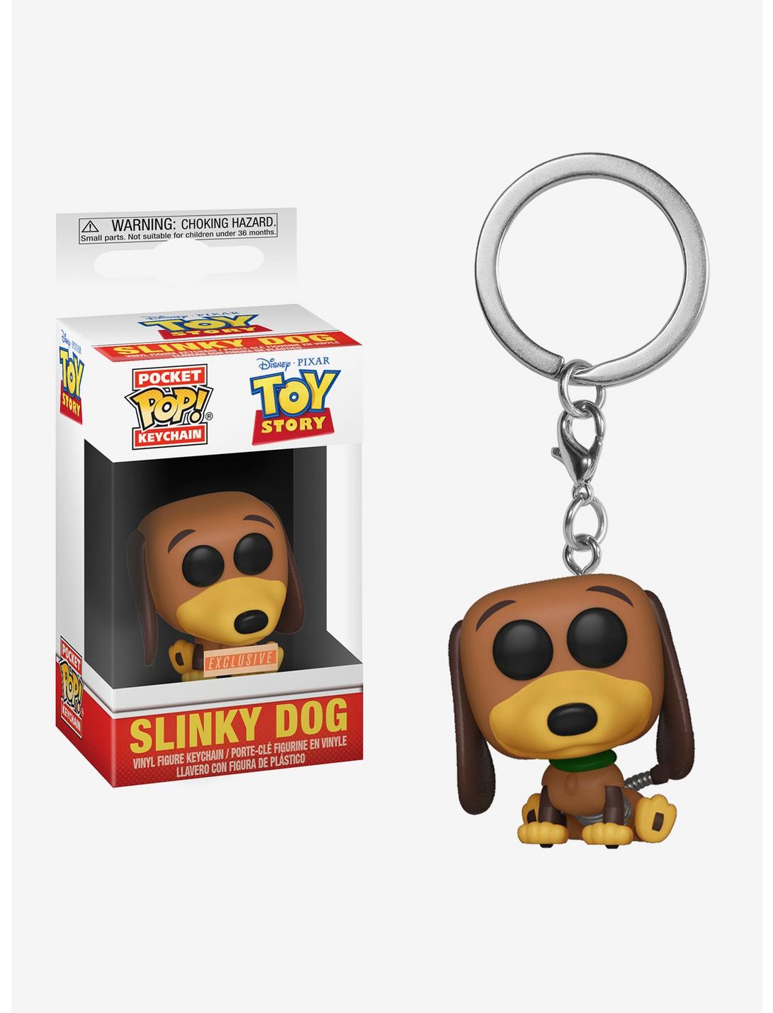Funko Pocket Pop! Disney Pixar Toy Story Slinky Dog Vinyl Key Chain - BoxLunch Exclusive, , hi-res