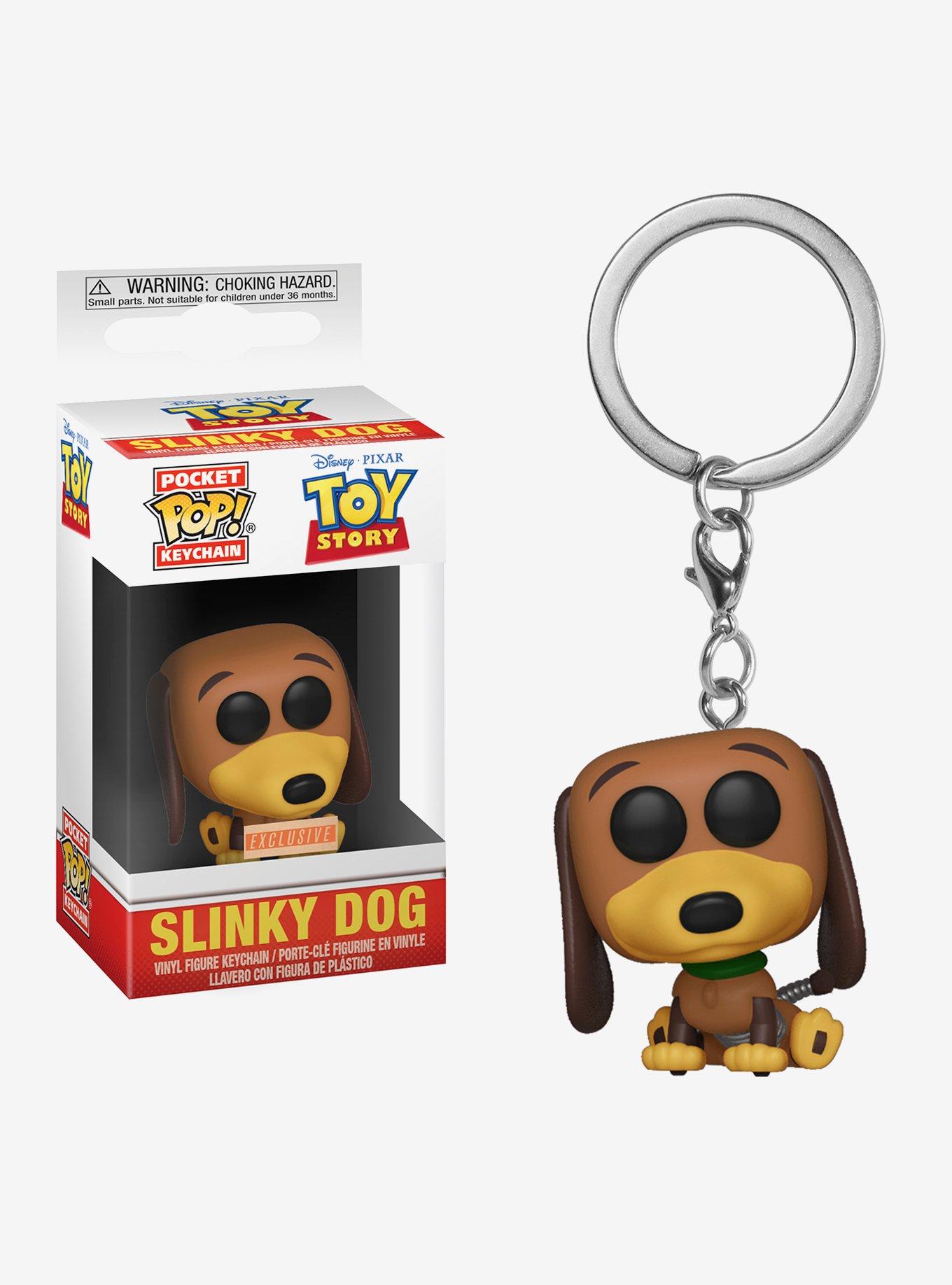 Funko Pocket Pop! Disney Pixar Toy Story Slinky Dog Vinyl Key Chain - BoxLunch Exclusive, , hi-res