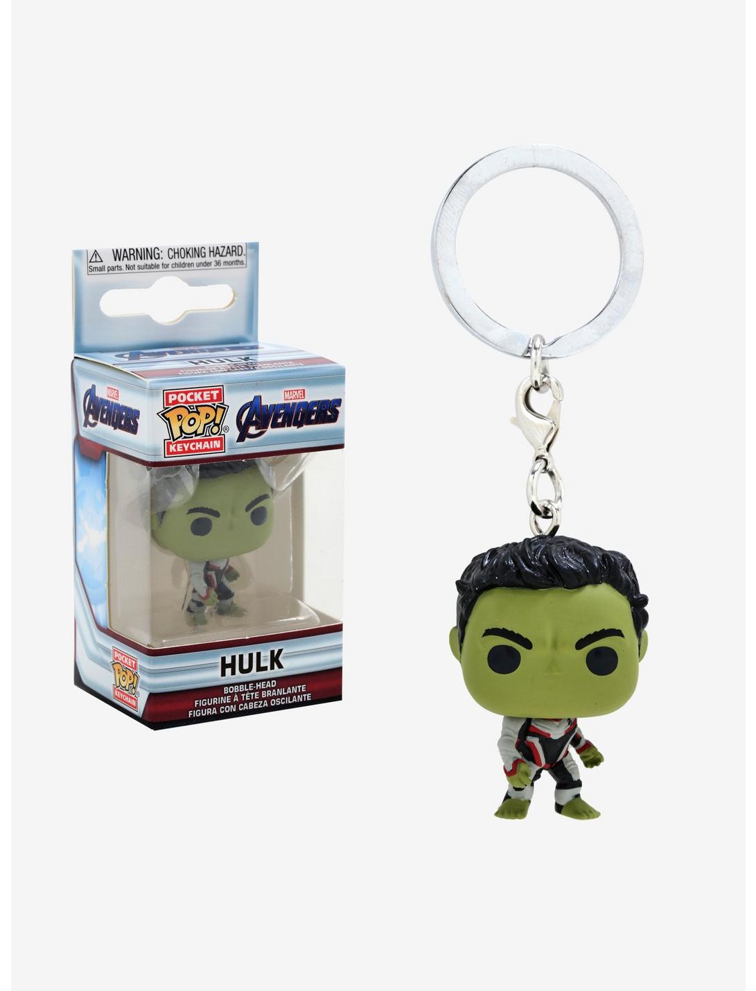 Funko Pocket Pop! Marvel Avengers Hulk Bobble-Head Keychain, , hi-res