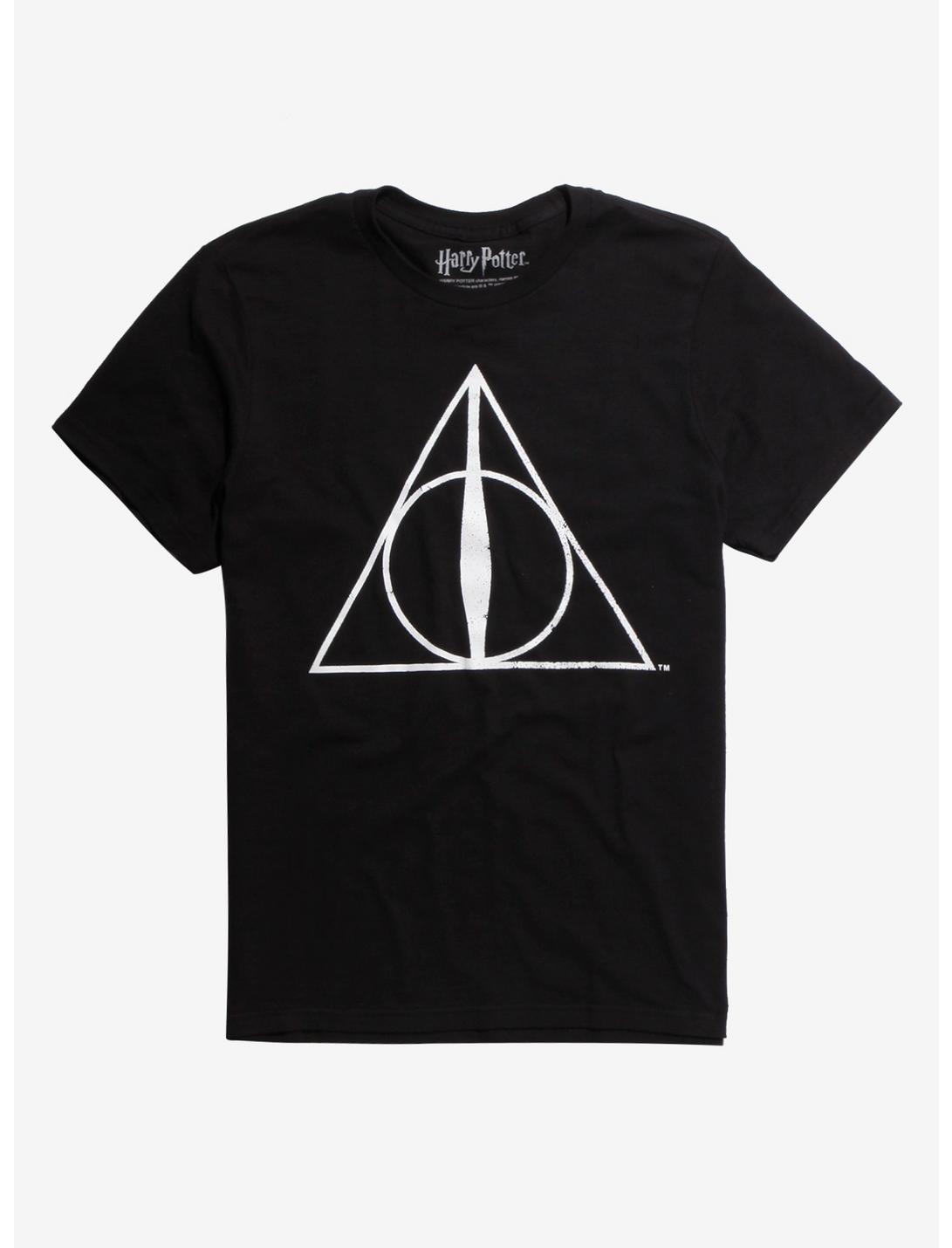 Harry Potter Deathly Hallows Symbol T-Shirt, BLACK, hi-res