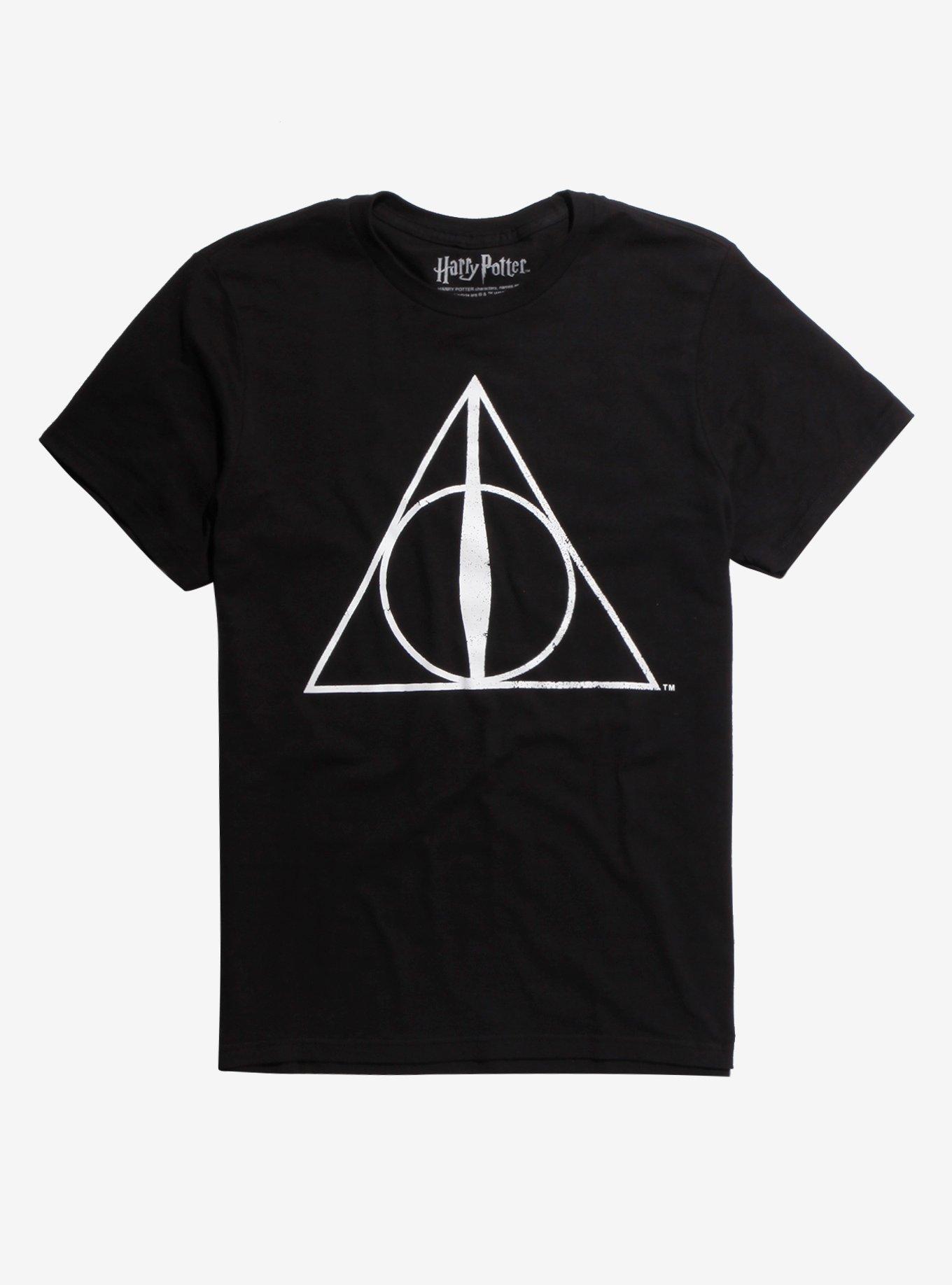 Harry Potter Deathly Hallows Symbol T-Shirt, BLACK, hi-res