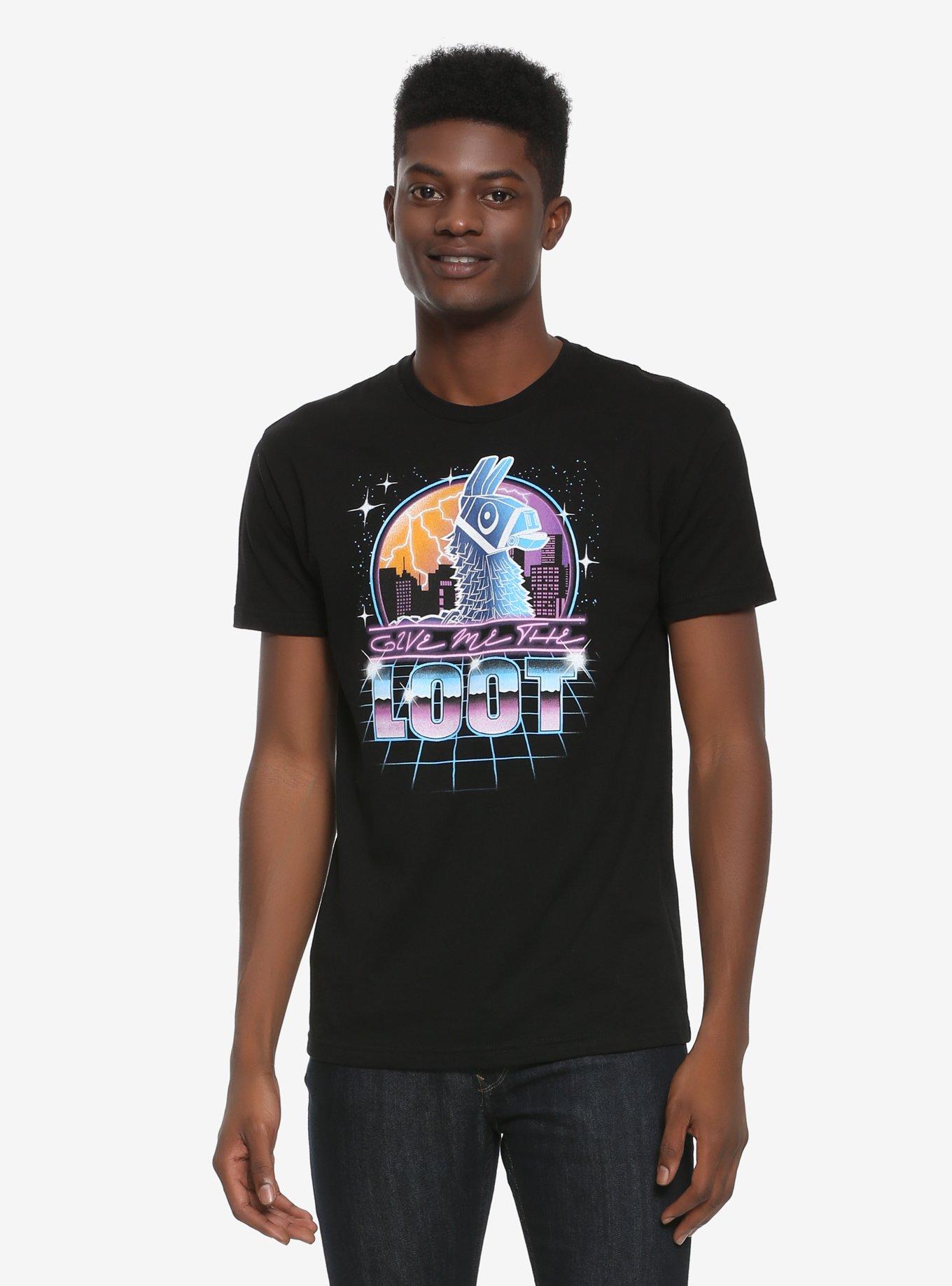 Fortnite Neon Loot Llama T-Shirt | BoxLunch