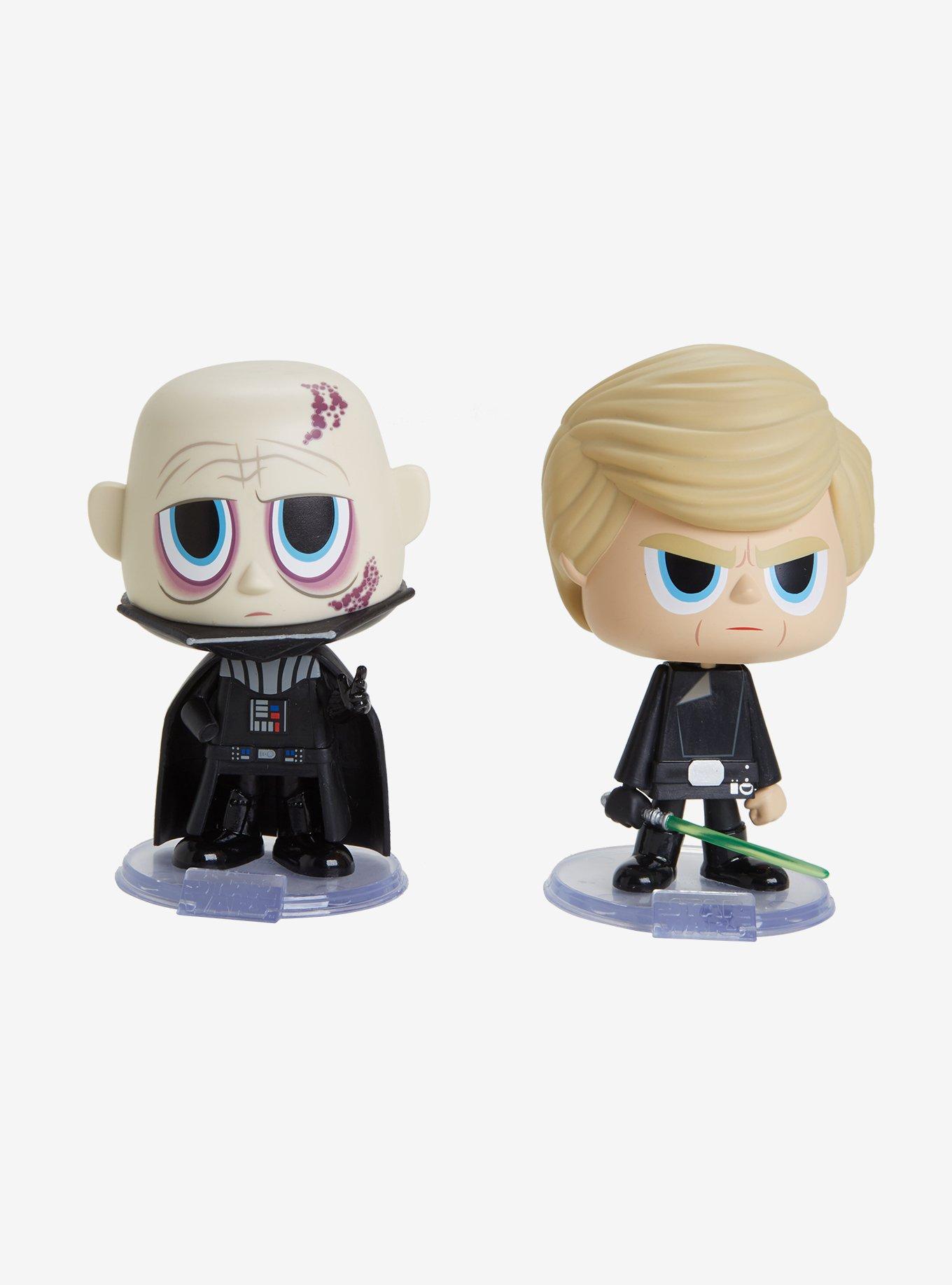 Funko Vynl. Star Wars Luke Skywalker & Darth Vader Vinyl Figures, , hi-res