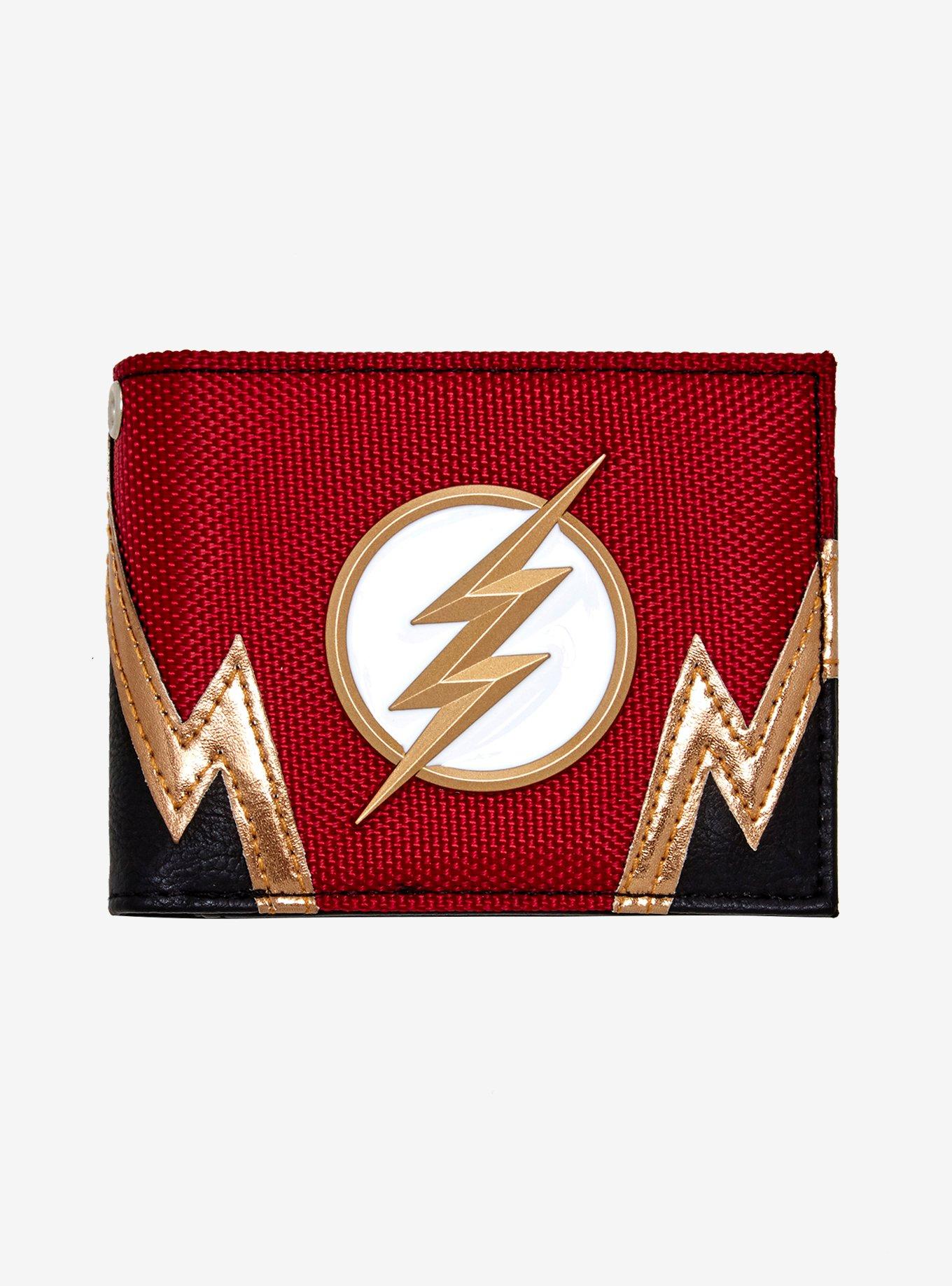 DC Comics The Flash Enamel Logo Bi-Fold Wallet, , hi-res