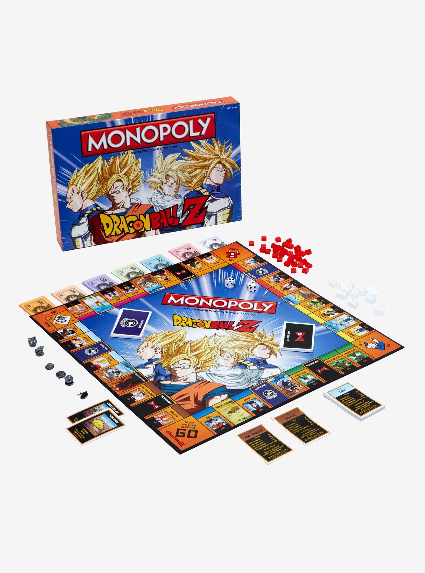 Dragon Ball Z Edition Monopoly Board Game | Hot Topic