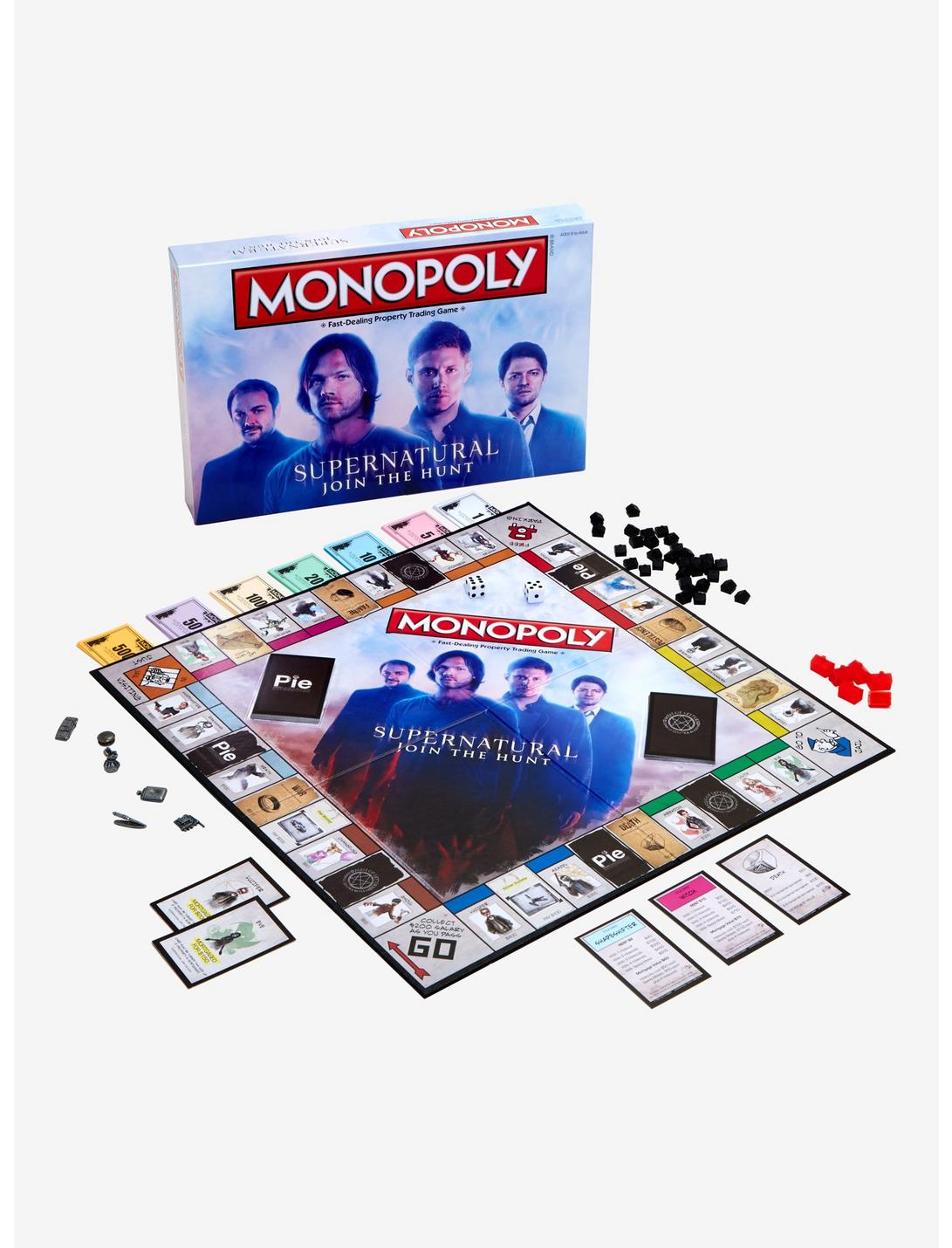 Supernatural Join The Hunt Edition Monopoly Board Game, , hi-res