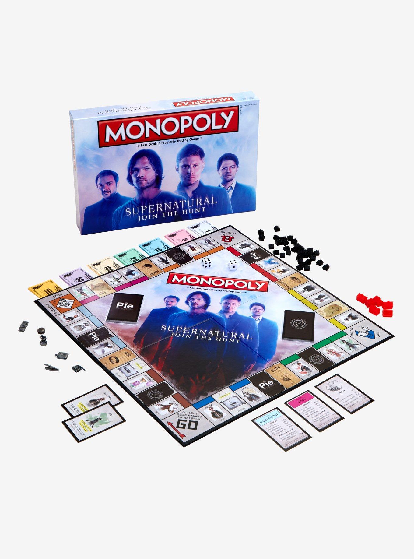 Supernatural Join The Hunt Edition Monopoly Board Game, , hi-res