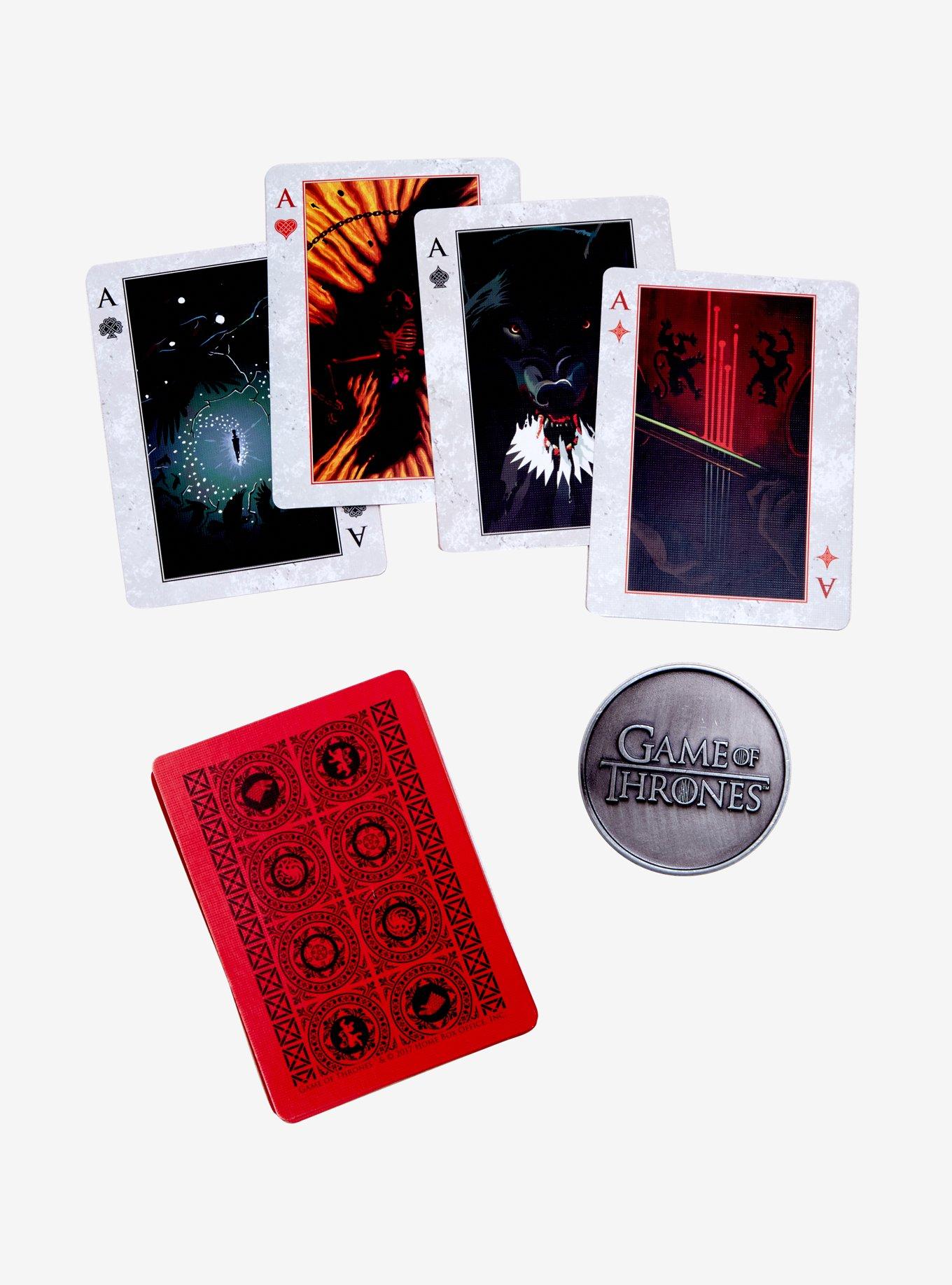 Game Of Thrones Premium Playing Card Dealer Set | Hot Topic