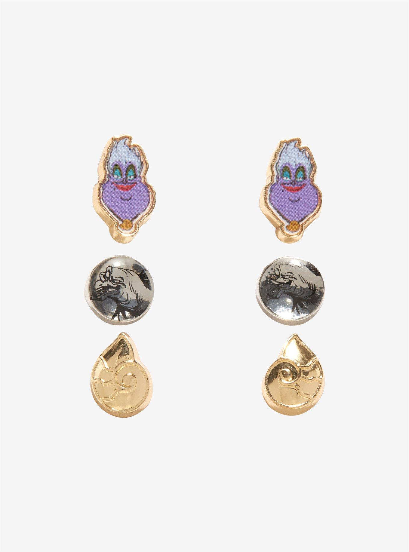 Disney The Little Mermaid Ursula Earring Set, , hi-res