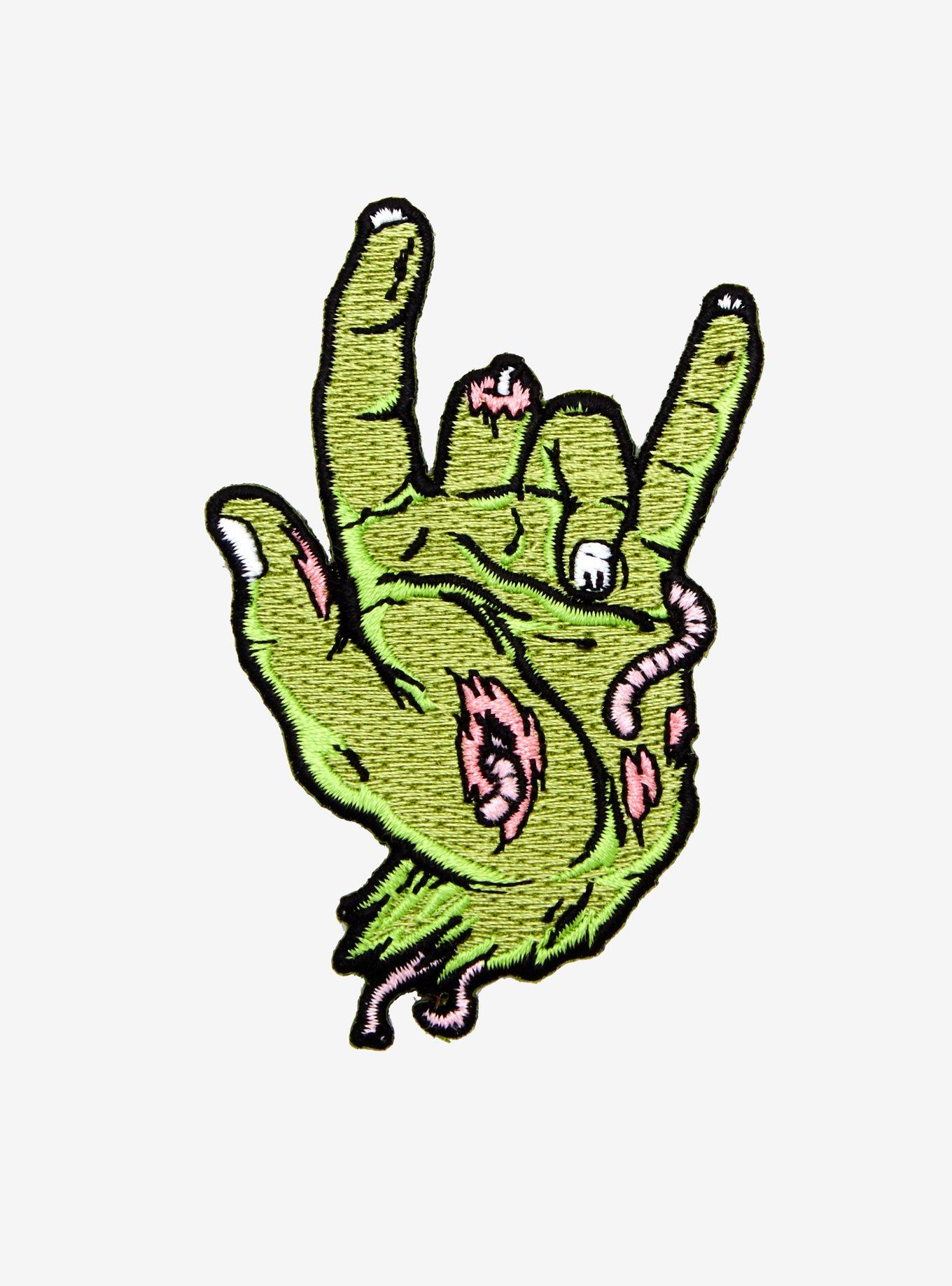 Zombie Rock 'N' Roll Hand Patch, , hi-res
