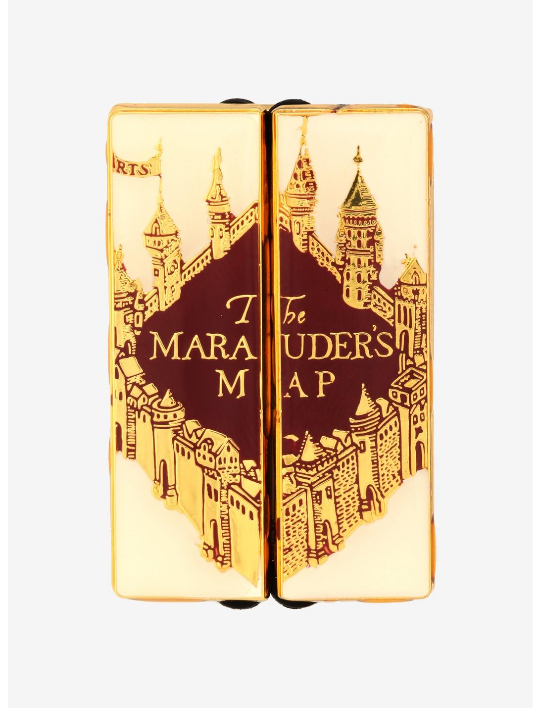 Loungefly Harry Potter Marauder's Map Sliding Lenticular Enamel Pin - BoxLunch Exclusive, , hi-res