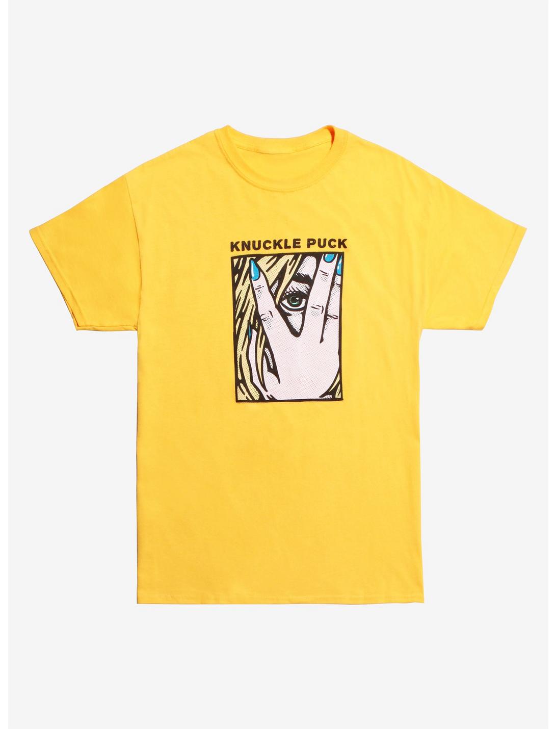 Knuckle Puck Hand Face Graphic T-Shirt, YELLOW, hi-res